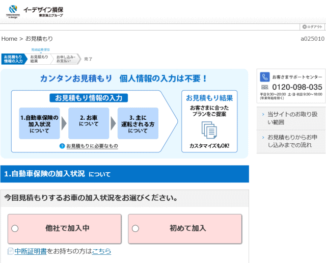 車種や年齢条件など