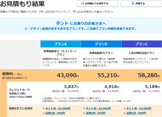 保険プラン